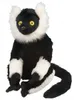 Pluszowy lemur czarno-biały - 30 cm Podgląd zdjęcia produktu 2