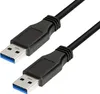 Logilink USB Kabel A -> A St/St  3.00m schwarz Voir les images du produit 2
