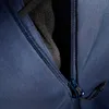 Blauer Reißverschluss mit Zipper und schwarzem Kordelzug an einer Softshellhose mit schwarzem Innenfutter Produktbild-Vorschau