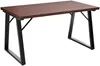 HOMAVO Table de repas 140x80x75 cm - Design moderne, métal Voir les images du produit 8