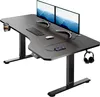 Casaria Bureau réglable en hauteur électrique Noir 160cm Voir les images du produit 1