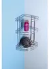 Aqualine Chrom Line - Półka narożna potrójna, chrom 37015 Podgląd zdjęcia produktu 3