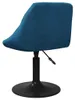 vidaXL Esszimmerstuhl Blau Samt Produktbild-Vorschau 4