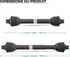 Albero cardanico T8 1500-1650mm 1240Nm 540rpm, albero Anteprima dell’immagine prodotto 9