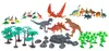 Dinosaurier-Figurenset in einem Behälter - 55 Stück Produktbild-Vorschau 4