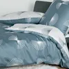 Janine Mako-Satin Bettwäsche J.D. 87073 blaugrün 240x220 cm Produktbild-Vorschau 11