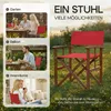 CASARIA® Regiestuhl 2er Set aus FSC® Eukalyptusholz – Produktbild-Vorschau 7