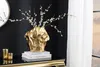 riess-ambiente Edle Vase LIQUID 25cm gold Metall Produktbild-Vorschau 5