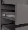 Akord Cassettiera 1 Anta 5 Cassetti Grafite Lucido 80X35X97 Anteprima dell’immagine prodotto 4