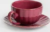 HOMLA MINA Tasse mit Untertasse groß weinrot 0,25 l Produktbild-Vorschau 5