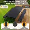 Set da 3 pezzi Blumtal per birreria all'aperto - 2 panche + Anteprima dell’immagine prodotto 6