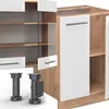 Cucina componibile Vicco Fame-Line Bianco lucido/oro power Anteprima dell’immagine prodotto 6
