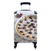 MuchoWow® Koffer Handgepäck Trolley Rollkoffer Kleine Produktbild-Vorschau 1