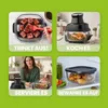 Tragbare Air Fryer Heißluftfritteuse, 4 l+4 l, 4-in-1: Produktbild-Vorschau 13