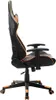 vidaXL Gaming-Stuhl Schwarz und Orange Kunstleder Produktbild-Vorschau 2