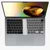 kwmobile Silikon Tastaturschutz für Apple Macbook Air 13.6 Produktbild-Vorschau 2