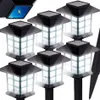 6er Set Solar Gartenleuchten LED mit Erdspieß IP65 Produktbild-Vorschau 1
