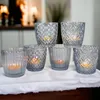 Windlicht 6 Set Glas Teelichthalter Teelichtgläser Produktbild-Vorschau 6