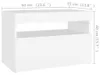 vidaXL TV skrinka s LED svetlami biela 60x35x40 cm Náhľad obrázku produktu 5