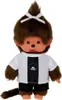 Mädchen im Fußball-Trikot | 20 cm Monchhichi Puppe mit Produktbild-Vorschau 1