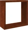 vidaXL Brennholzregal 100x40x100 cm Wetterfester Stahl Produktbild-Vorschau 1