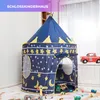 Velký dětský stan hrací stan princezna sen hrad hradní dům Náhled obrázku produktu 2
