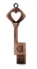 USB v tvare kľúča SRDCE bronz 2.0 32GB Náhľad obrázku produktu 2