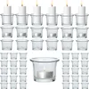 Teelichtgläser Trefor, 6 cm, 48er-Set, aus Glas, Produktbild-Vorschau 1