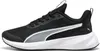 A black Puma sneaker with white accents and a white sole is shown against a white background. Produktbild-Vorschau