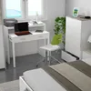 Schreibtisch - Weiß 36x98,5x87,5h cm Produktbild-Vorschau 7
