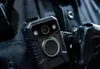 Close-up of a police body camera attached to a uniform. Produktbild-Vorschau