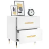 vidaXL Stolik nocny biały 40x35x47,5 cm materiał Podgląd zdjęcia produktu 4