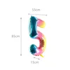 Folienballon Zahl 5 bunt 100 cm Produktbild-Vorschau 5