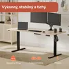 AREBOS Podstavec k písacímu stolu s elektrickým nastavením Náhľad obrázku produktu 6