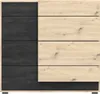 A close-up, front-facing view of a dresser or sideboard with four drawers. Produktbild-Vorschau