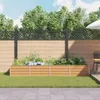 vidaXL Zvýšená postel světle hnědá 320 x 80 x 45 cm Náhled obrázku produktu 4