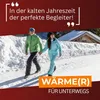 A couple walking hand-in-hand in a snowy environment. Anteprima dell’immagine prodotto