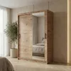 BEAUTYSOFA | Schwebetürenschrank HELA 120 cm Eiche Artisan Produktbild-Vorschau 1