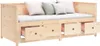 vidaXL Denní postel bez matrace 90x190 cm z masivního Náhled obrázku produktu 7