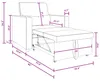 vidaXL Divano letto estraibile singolo con rotelle, grigio Anteprima dell’immagine prodotto 5