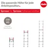 Hailo T80 Aluminium Telescoopladder 9 Treden 94-264 cm Anteprima dell’immagine prodotto 16