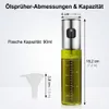 2× Glas Öl-Sprüher Set – 100 ml – Für Heißluftfritteuse, Produktbild-Vorschau 3