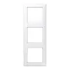 A white, three-gang switch plate frame is shown against a white background. Anteprima dell’immagine prodotto