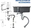 CECIPA 70*45 Edelstahl-Küchenspüle, Überbauspüle, geprägte Produktbild-Vorschau 12