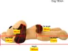 vidaXL Hund Kuscheltier Plüsch Braun 160 cm Produktbild-Vorschau 5