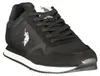 Schwarze Herren-Sportschuhe mit weißem Kontrast und Produktbild-Vorschau 2