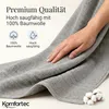 Komfortec 2er Saunatuch Set 80x200 cm aus 100% Baumwolle, Produktbild-Vorschau 4