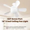 45cm stropní ventilátor E27 s dálkovým ovládáním, Náhled obrázku produktu 6