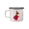 Muurla Mumins Retro Little My Tasse  Emaille 0,37 l rosa, Produktbild-Vorschau 3