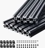 SucceBuy 10er Set 1500 mm Aluminiumprofil 2020 Nutenschiene Produktbild-Vorschau 1